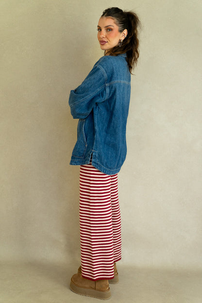 Oversized Denim Shacket