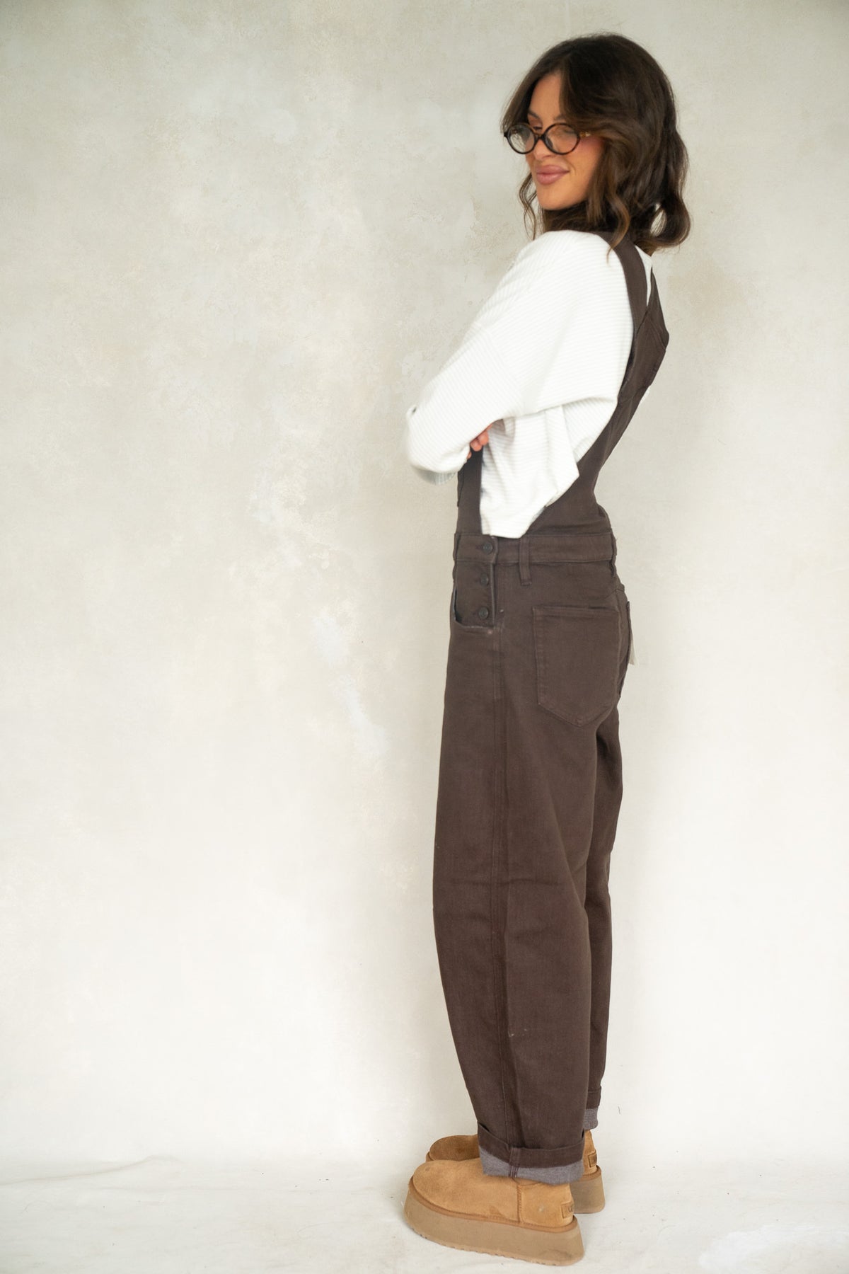 Teddy Barrel Overalls