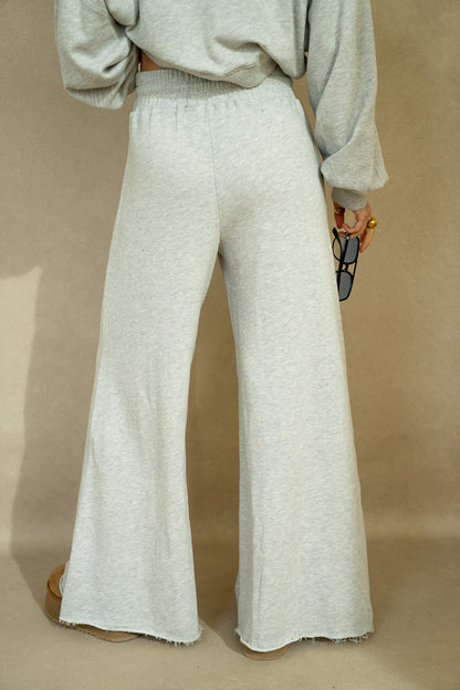 Lacey Ribbed Wide Leg Pants