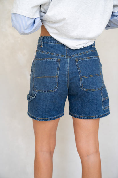 Utility Denim Shorts (New Colors)