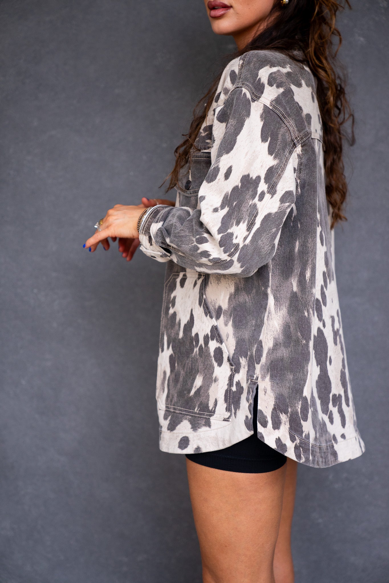 Cow Print Shacket