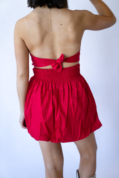 Game Day Bubble Mini Dress