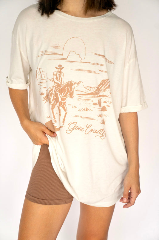 Gone Country Oversized Tee