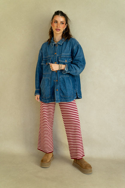 Oversized Denim Shacket