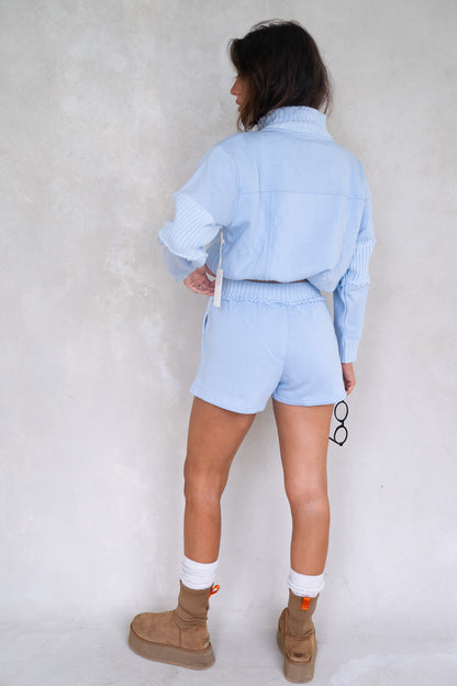 Lake Blue Fleece Quarter Zip