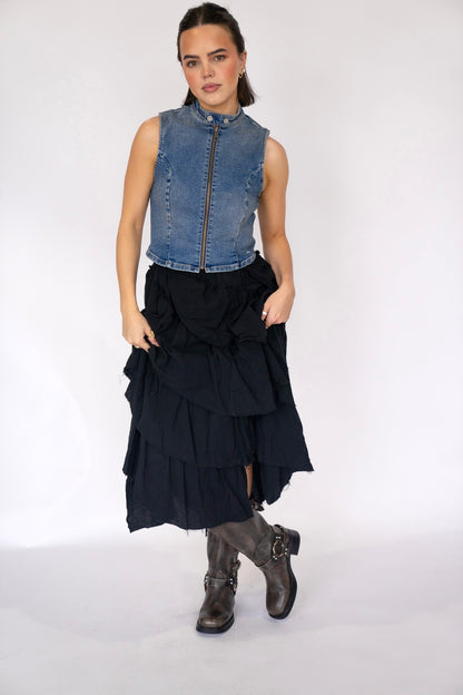 Rebel Edge Denim Vest