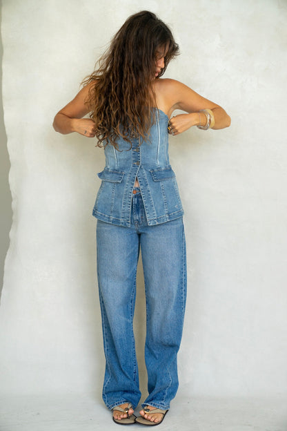 Medium Wash Corset