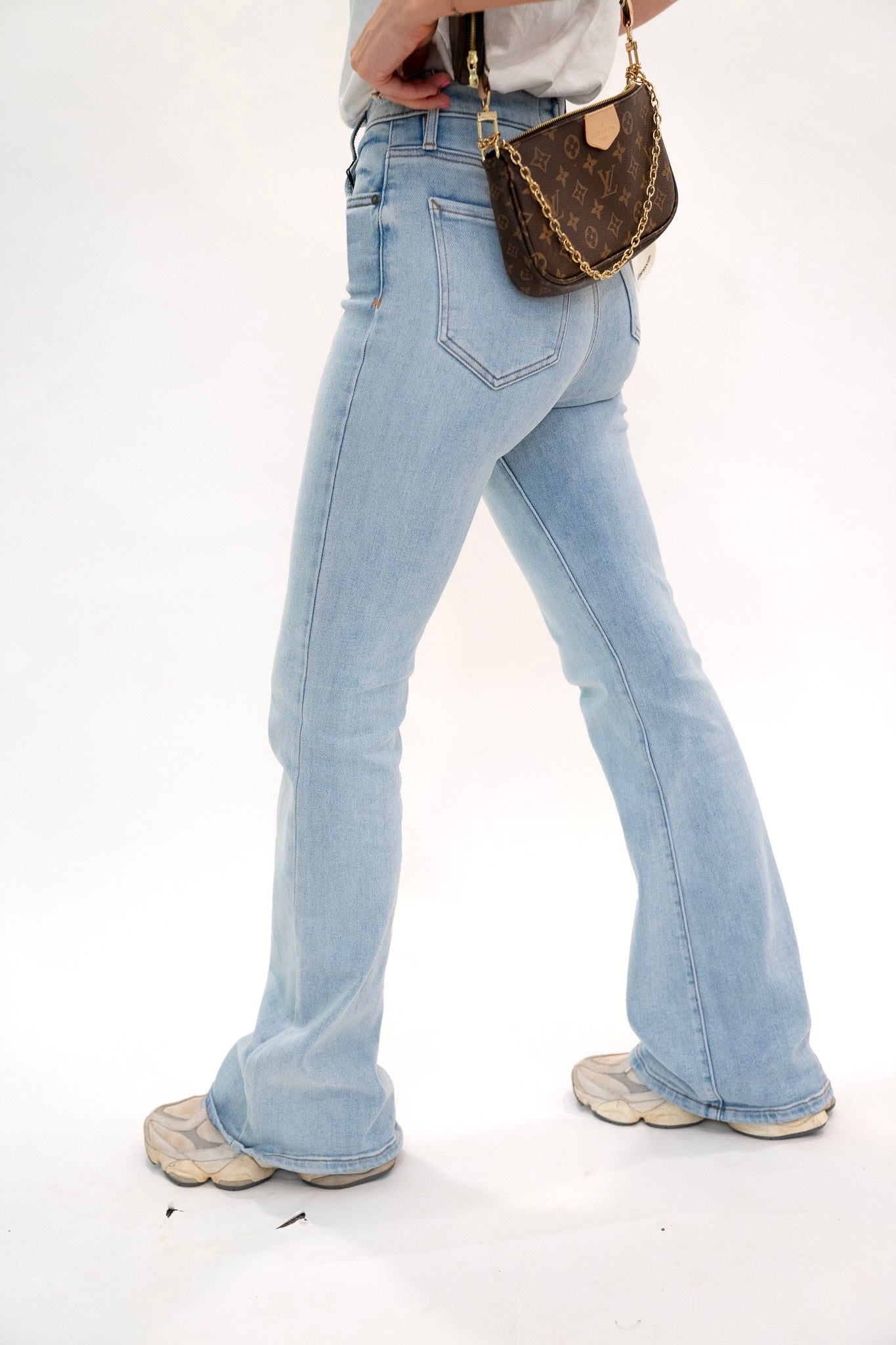 Happi High Rise Flare Jeans (Multiple Colors)