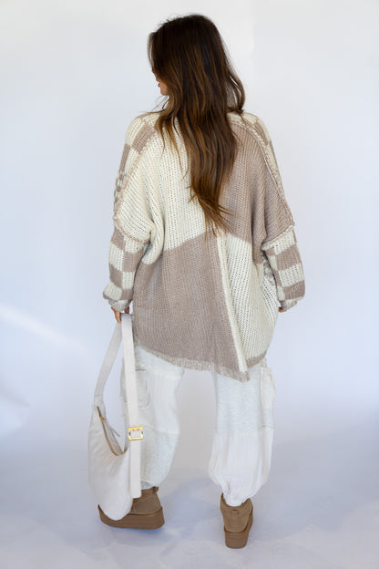 Ellie Knit Cardigan - Natural