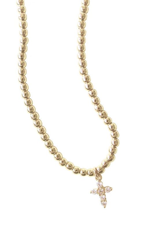Selena Mini Cross Necklace