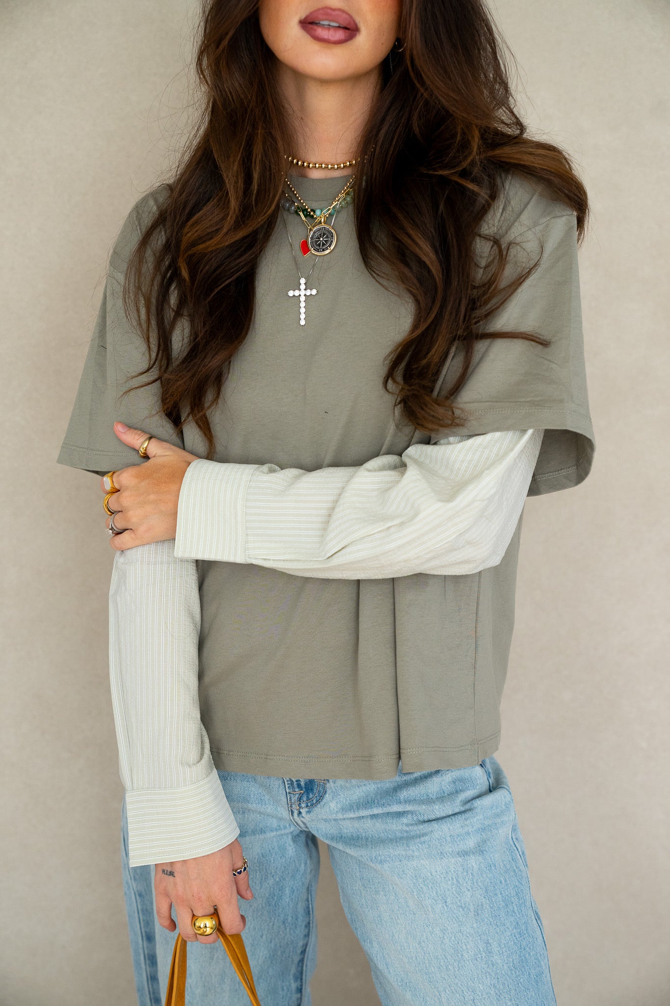 One Of The Boys Layered Tee