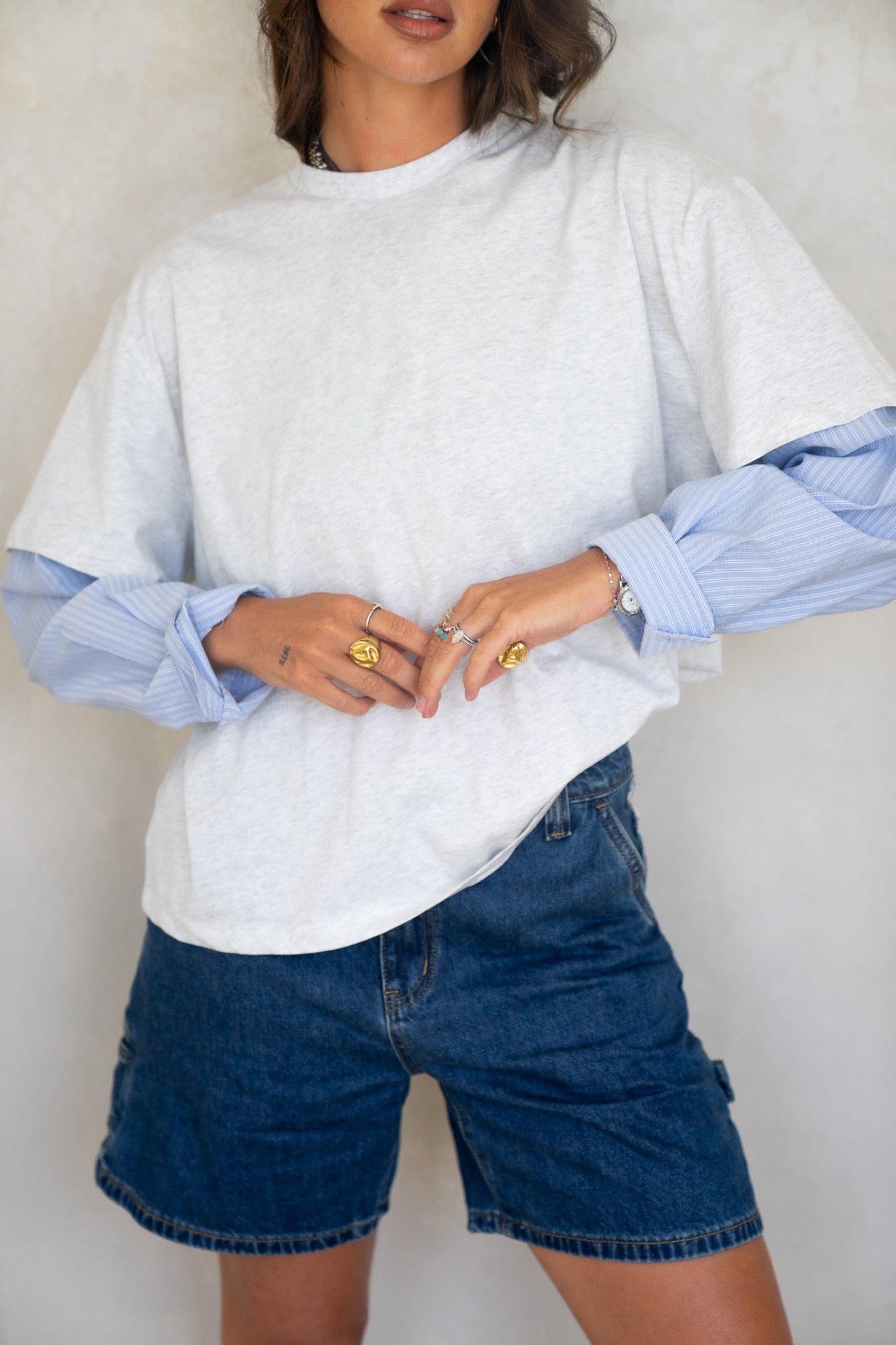 One Of The Boys Layered Tee (Multiple Colors)