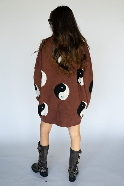 Ying Yang Cardigan