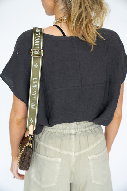 Gauze Elevated Oversized Top