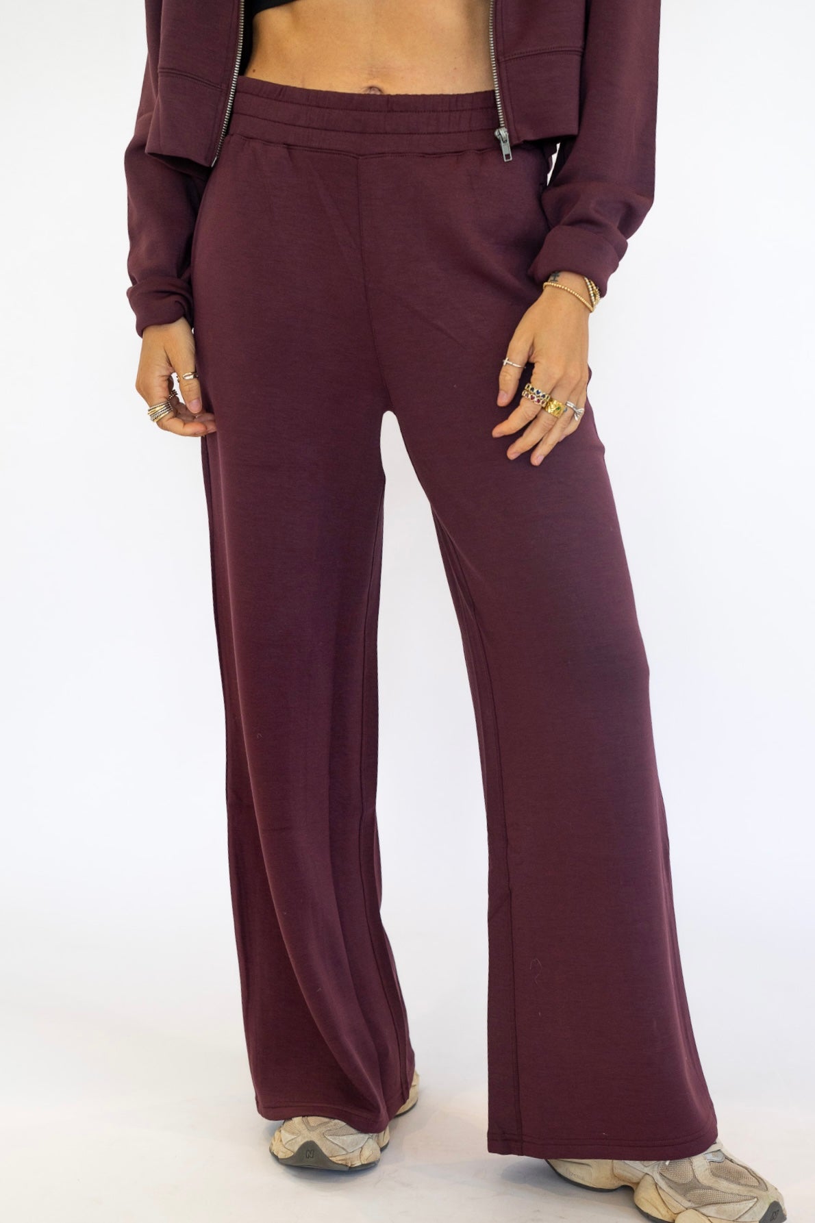 Merlot Cloud Fleece Pants
