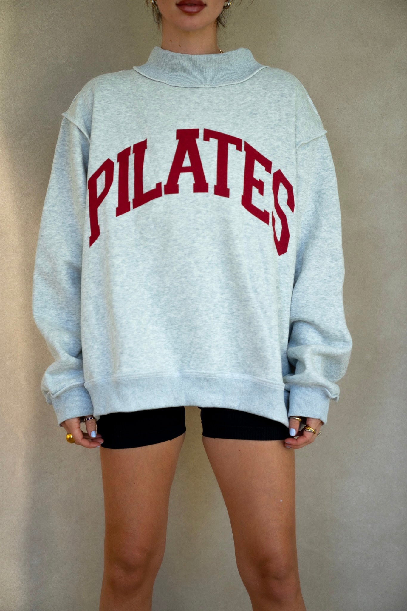 Pilates + Yoga Reversible Mock Neck