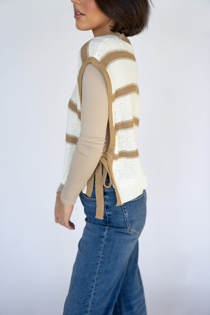 Knitted Creamy Mocha Sweater