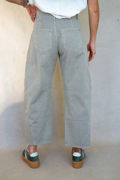 Stone High Waist Barrels