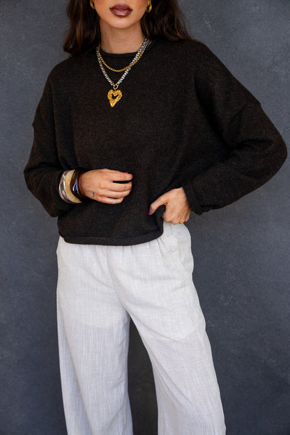 Chocolate Lovely Things Sweater