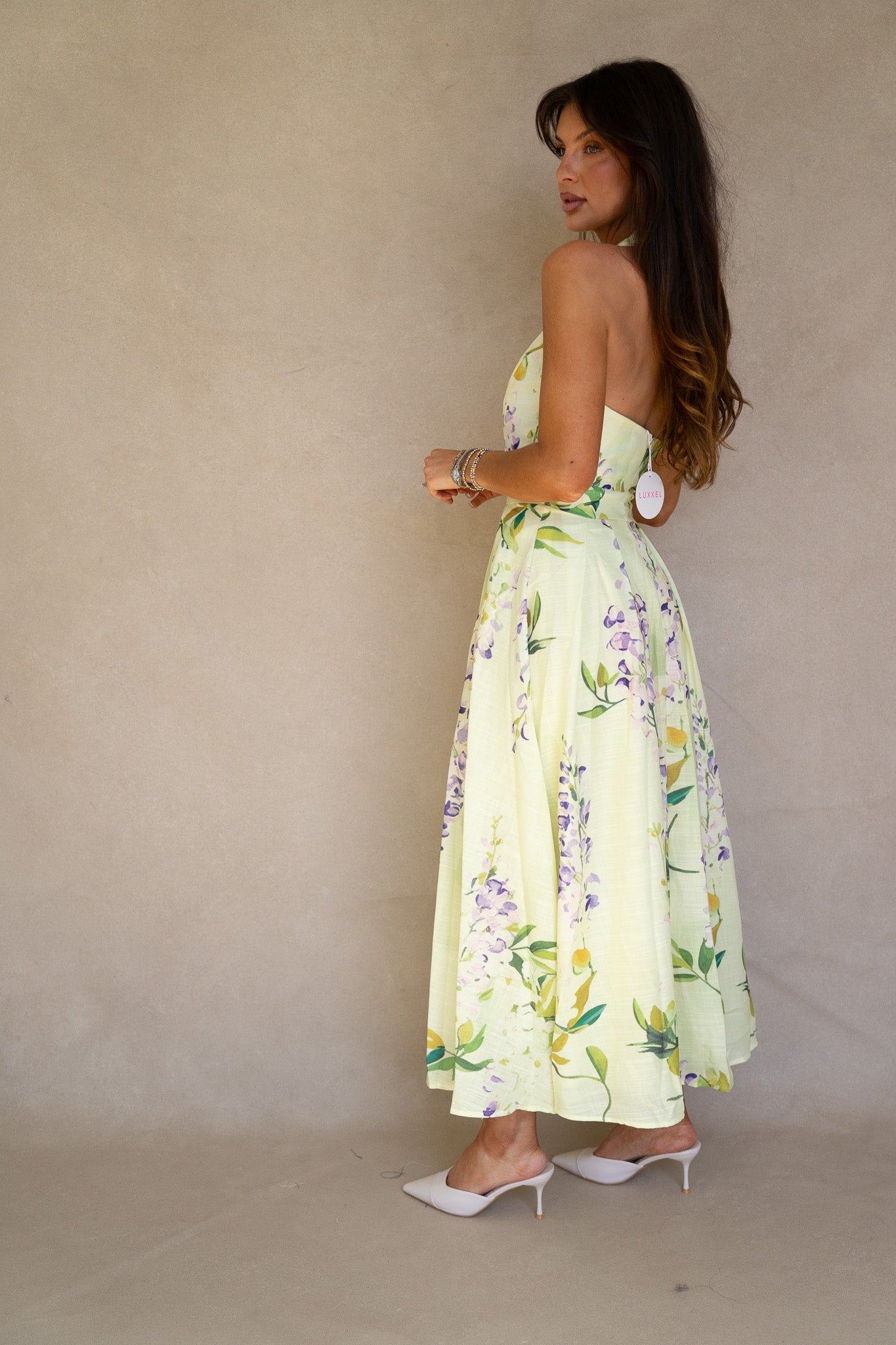 Amethyst Falls Midi Dress