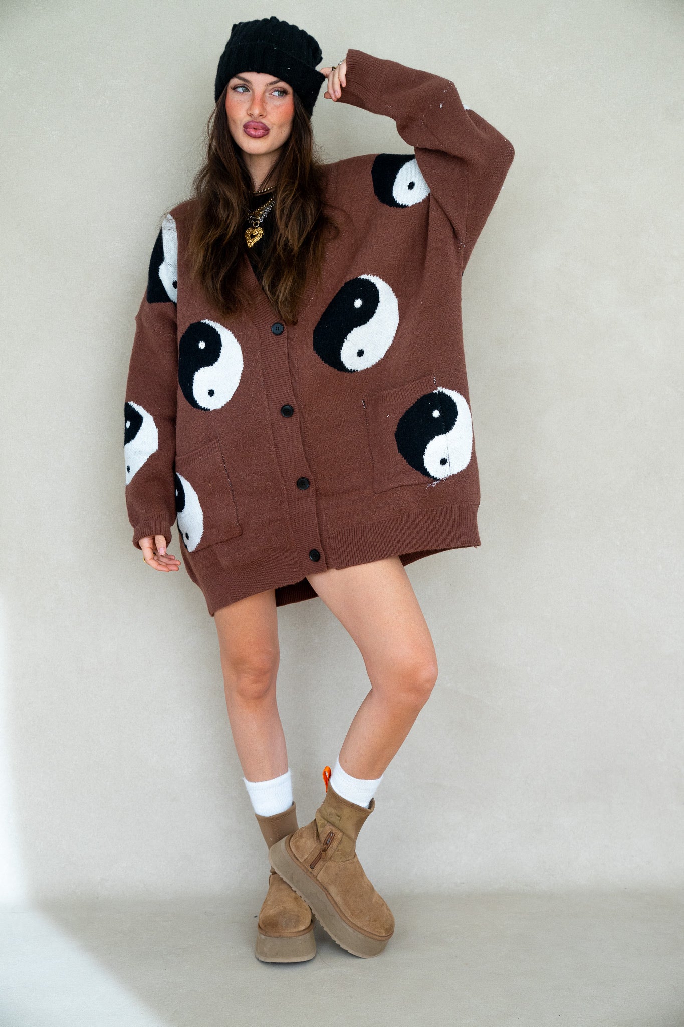 Ying Yang Cardigan