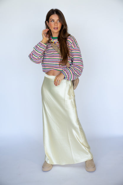 Multi Color Bubble Sweater