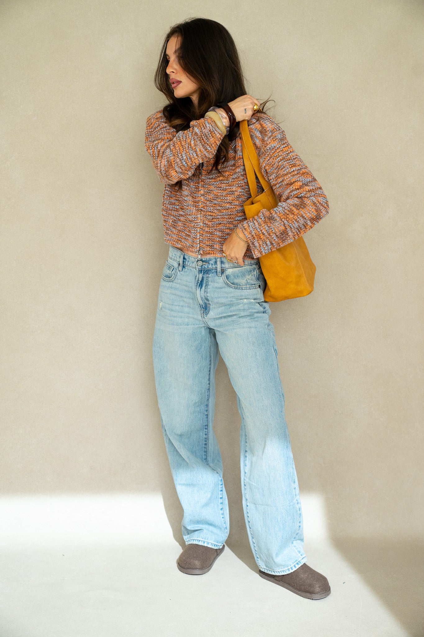 Moody Days Collard Zip Up