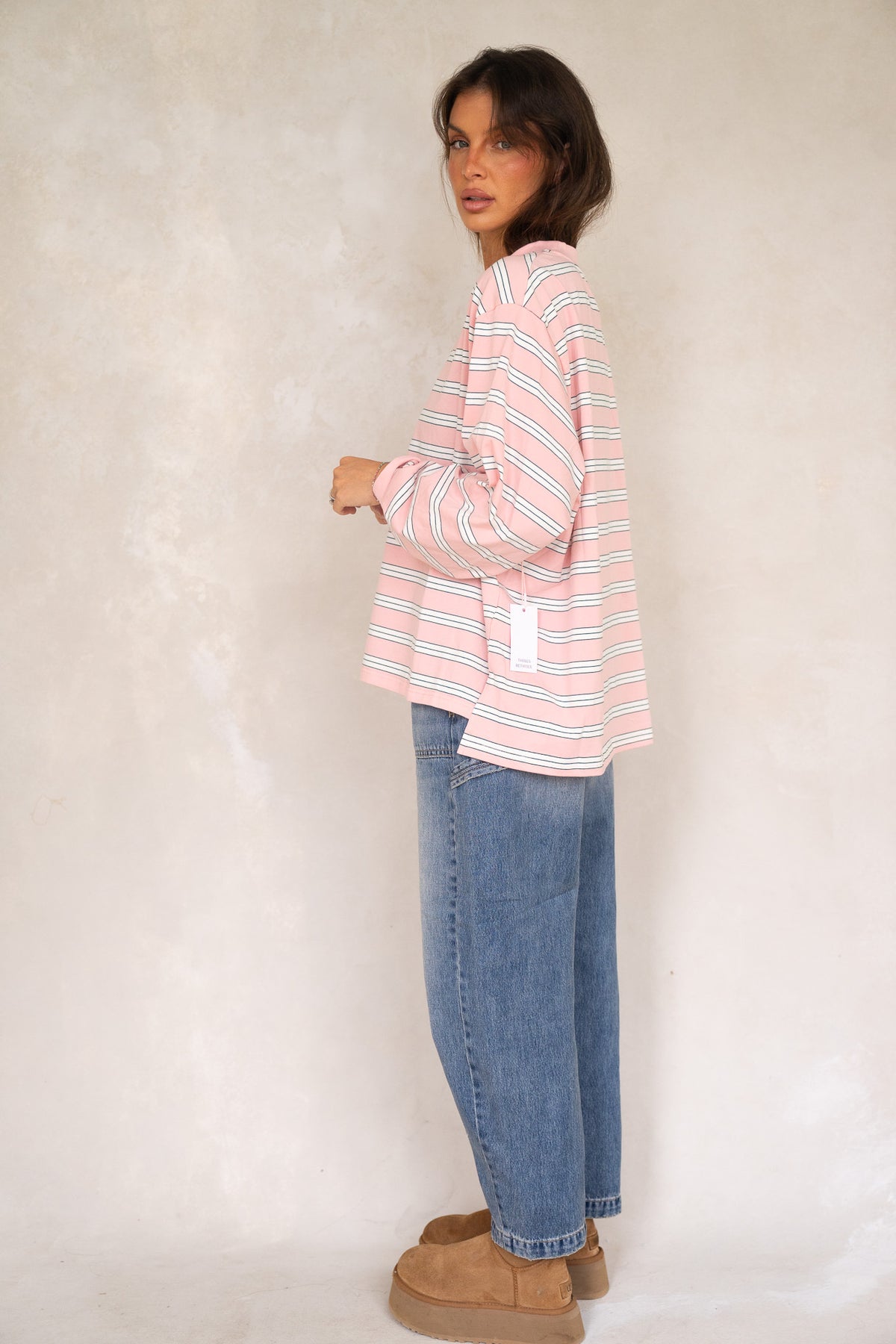 Aiden Pink Longsleeve Top