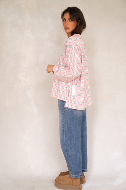 Aiden Pink Longsleeve Top