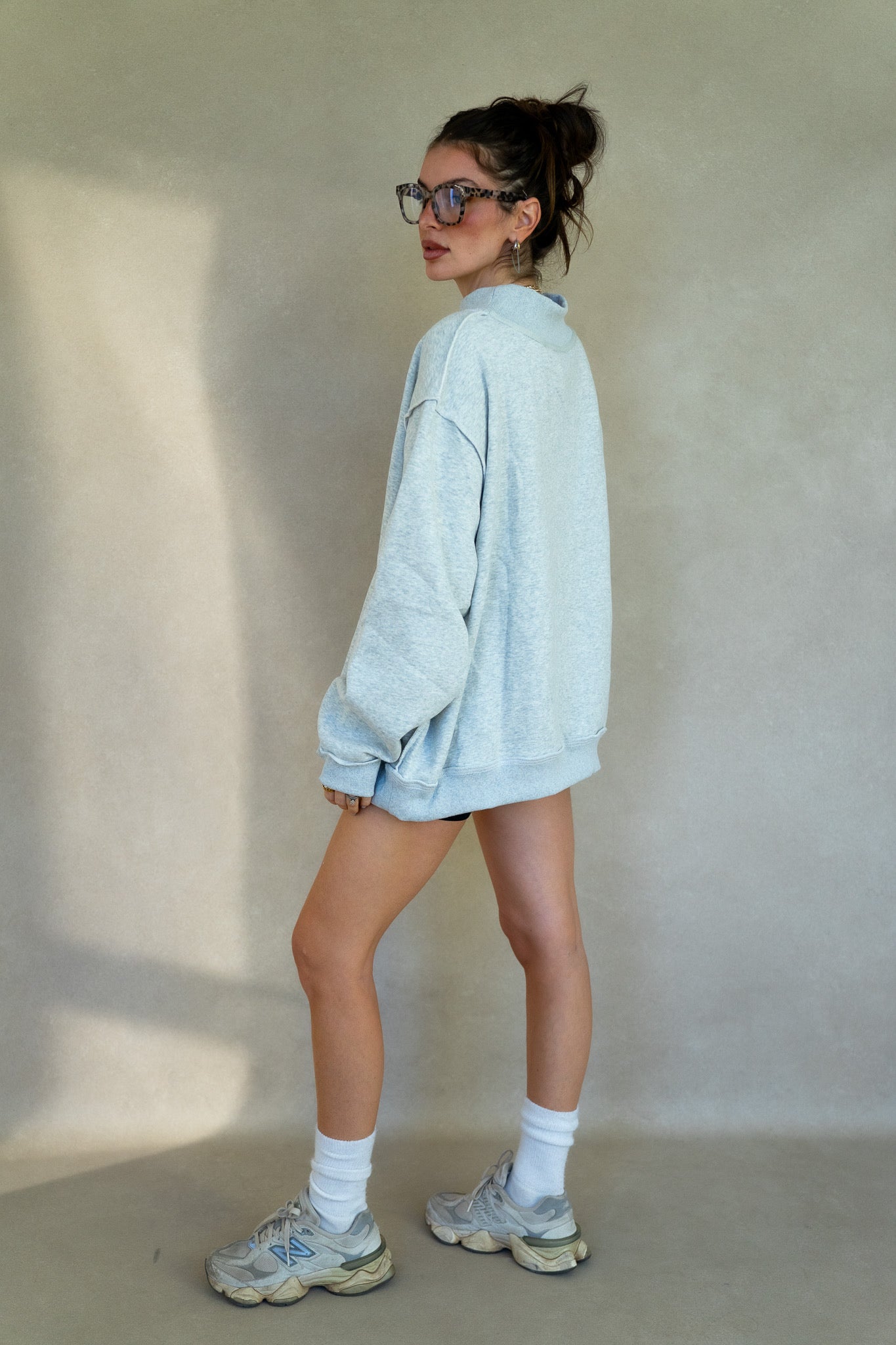 Pilates + Yoga Reversible Mock Neck