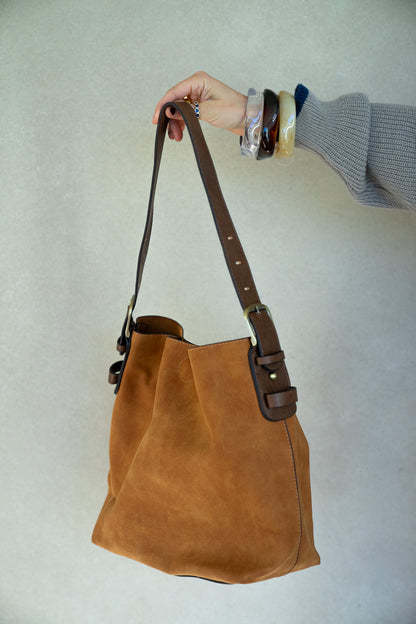 Toffee Hobo Handbag