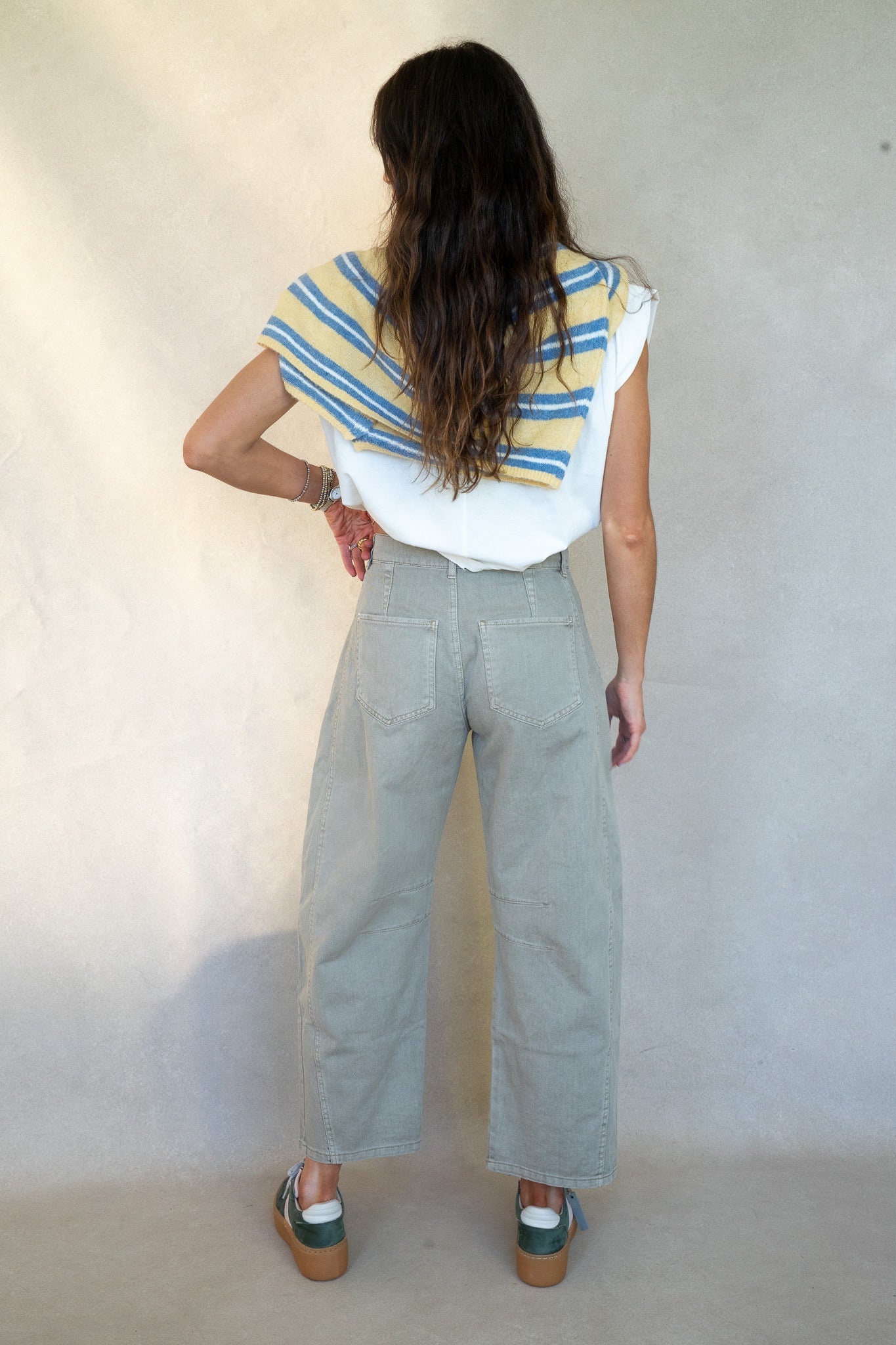 Stone High Waist Barrels