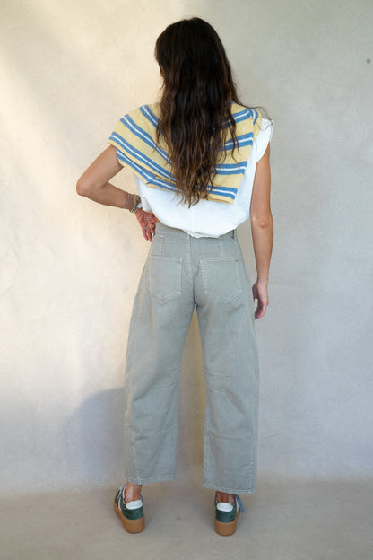 Stone High Waist Barrels
