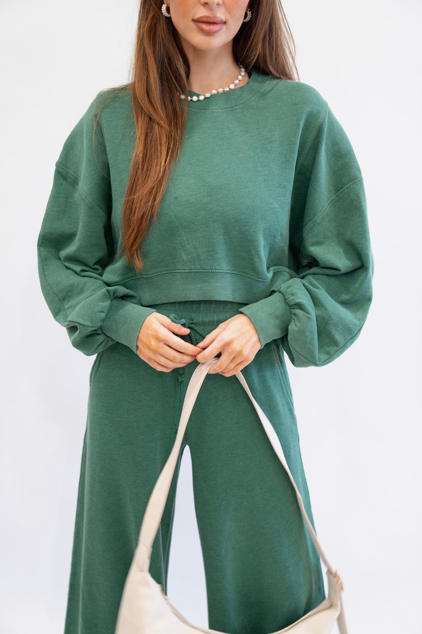 Lacey Rib Sweatshirt (Multiple Colors)