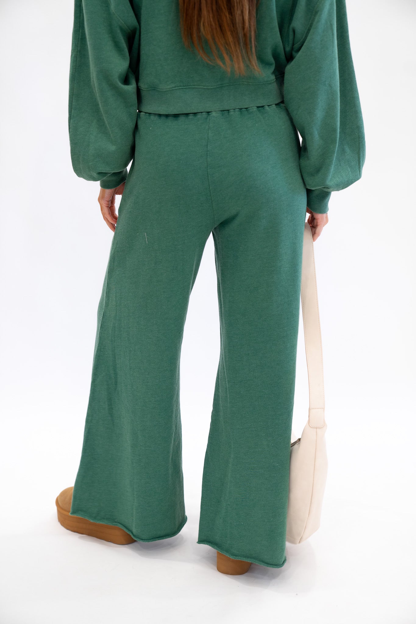 Lacey Rib Wide Leg Pants (Multiple Colors)