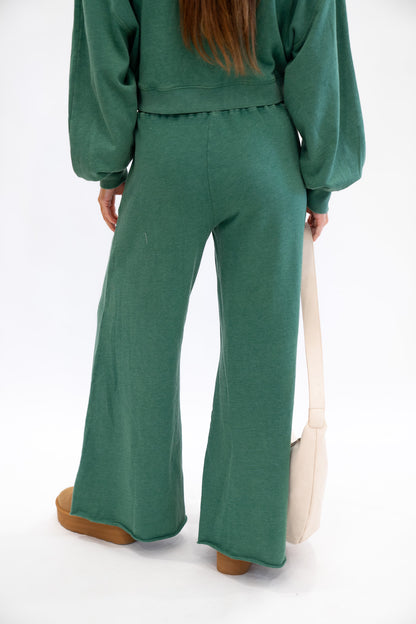 Lacey Rib Wide Leg Pants (Multiple Colors)