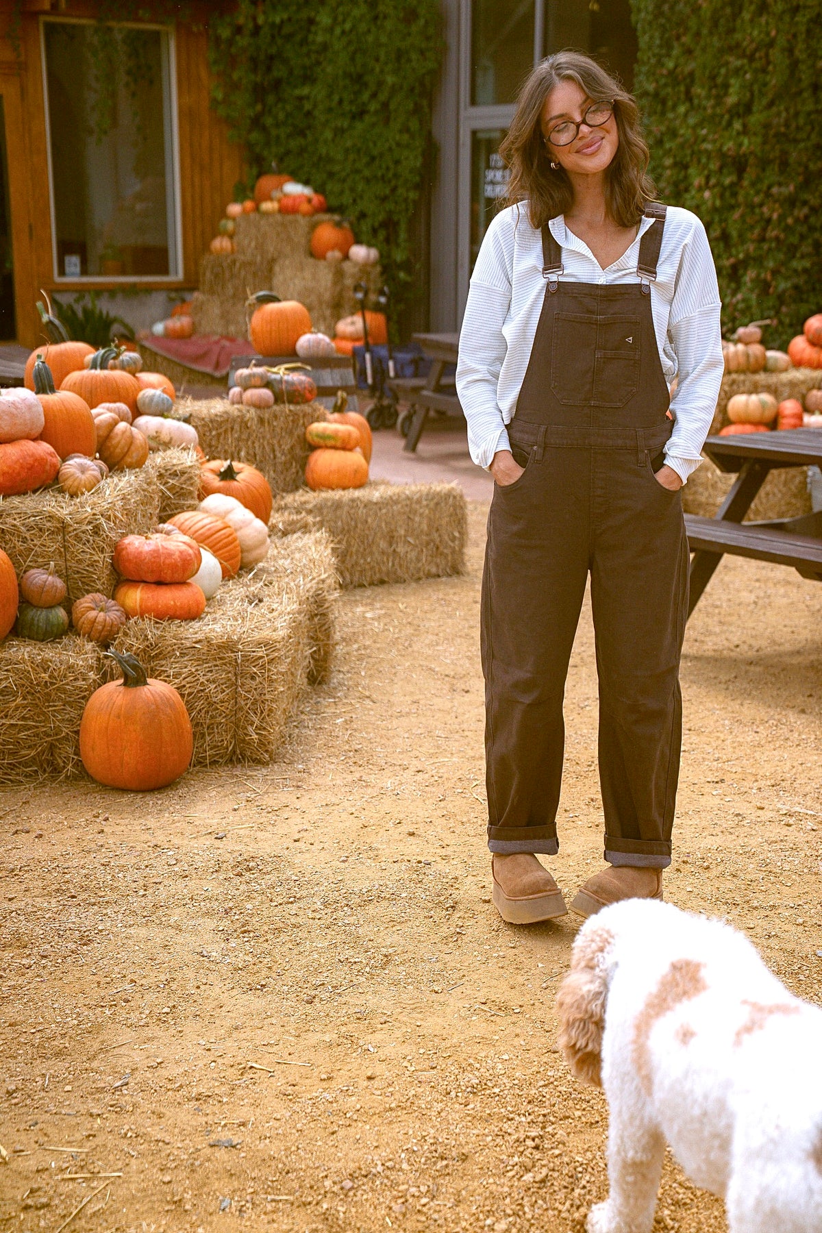 Teddy Barrel Overalls