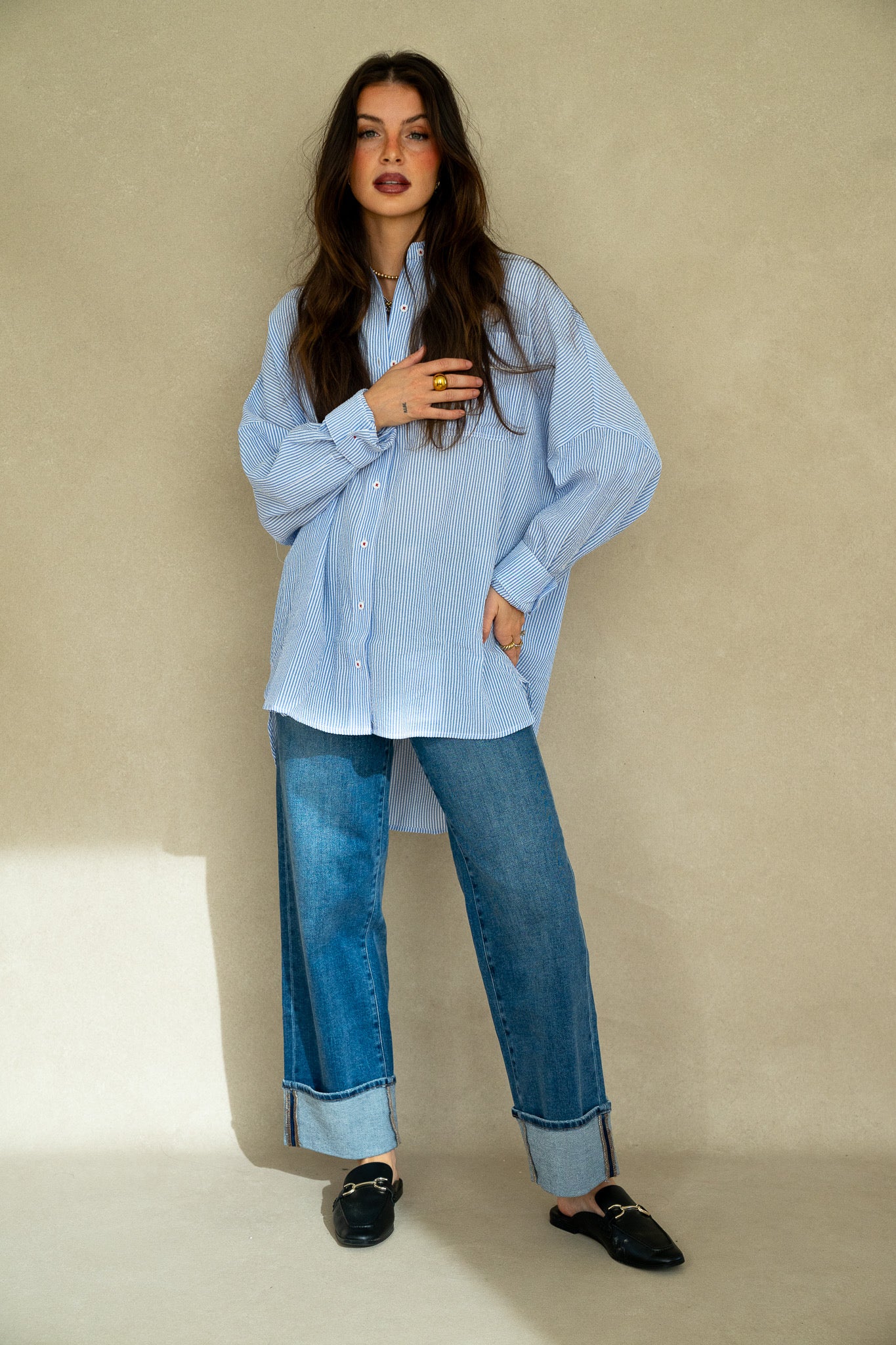 Danny Oversized Button Up