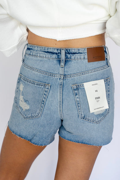 Vintage Wash Distress Shorts