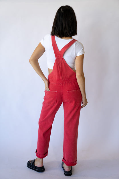 Red Rose Overalls