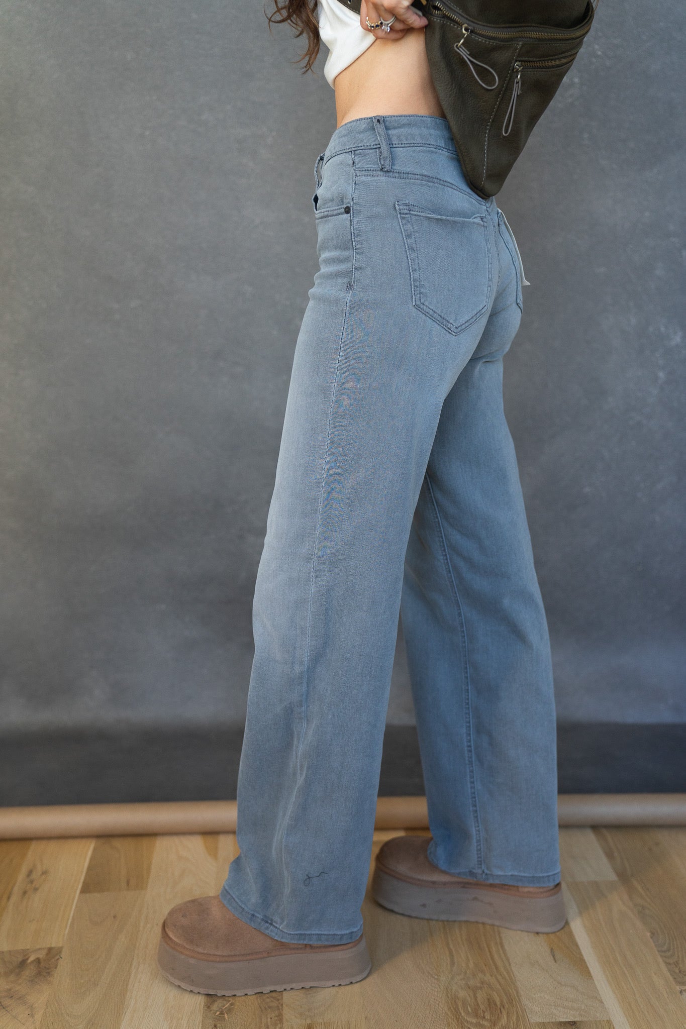 Light Grey Logan Dad Jean