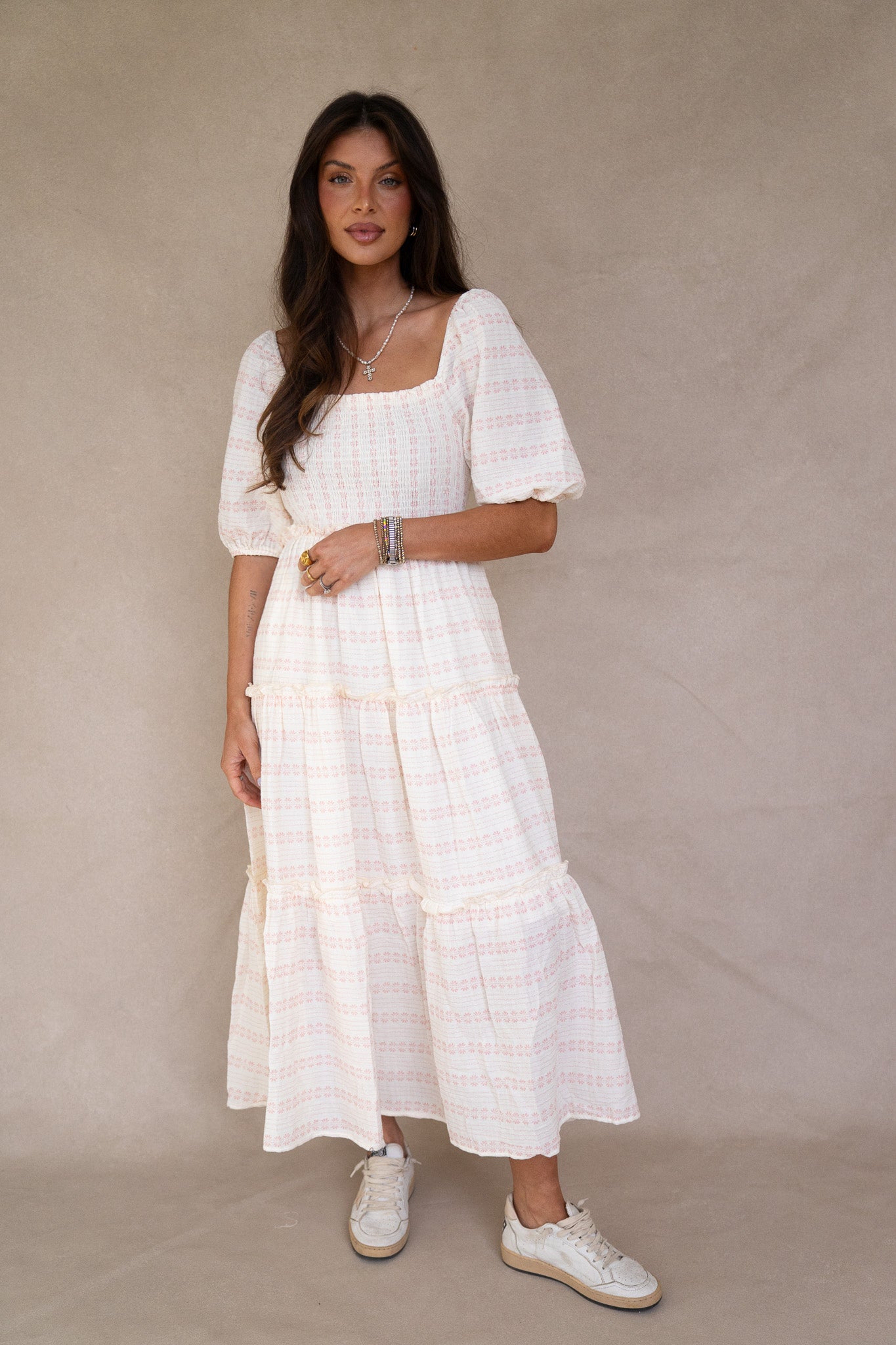 Hattie Smocked Maxi (multiple colors)