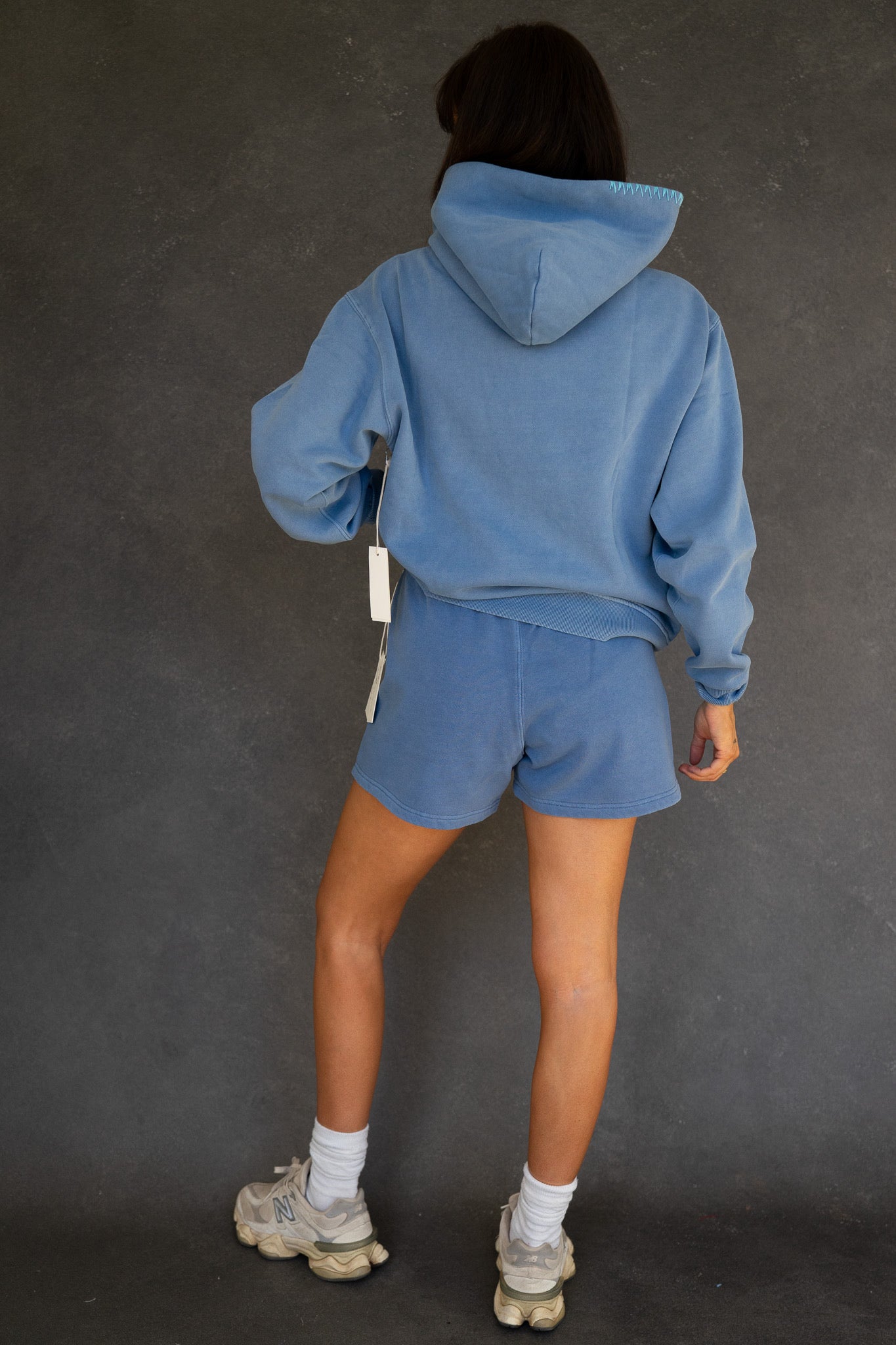 Essential Ocean Blue Cotton Shorts
