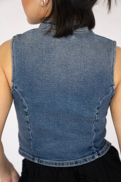 Rebel Edge Denim Vest