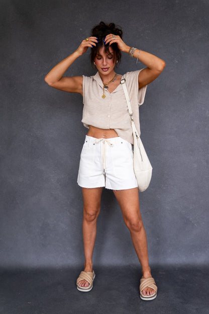 Pearl Drawstring Shorts