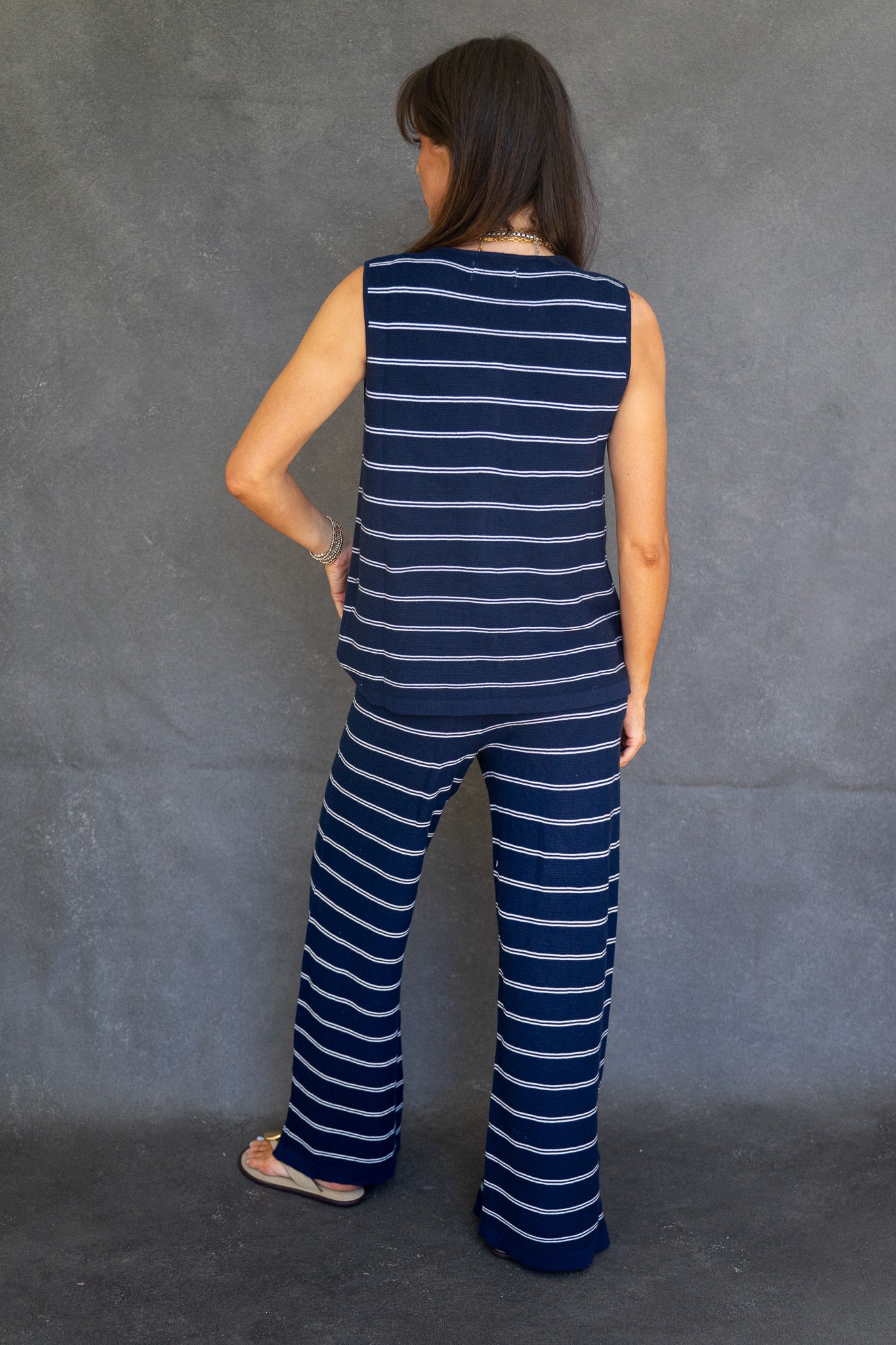 Bayside Leisure Striped Vest