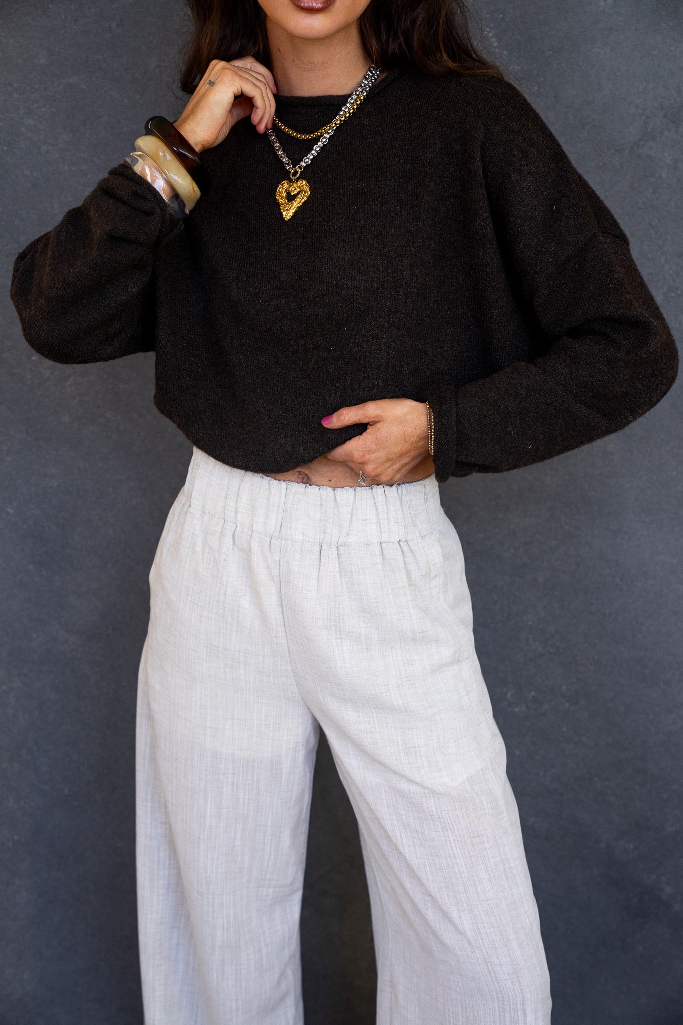 Chocolate Lovely Things Sweater