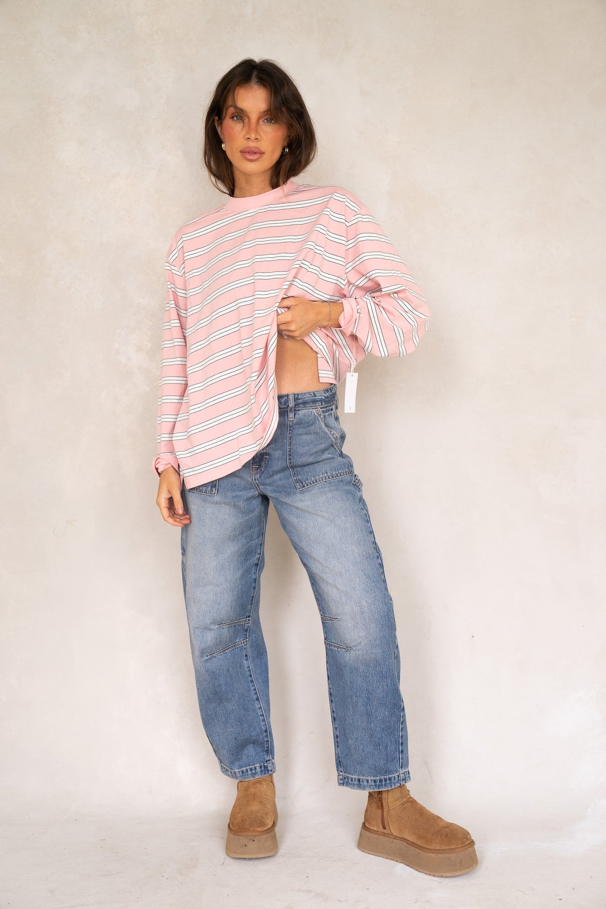 Aiden Pink Longsleeve Top