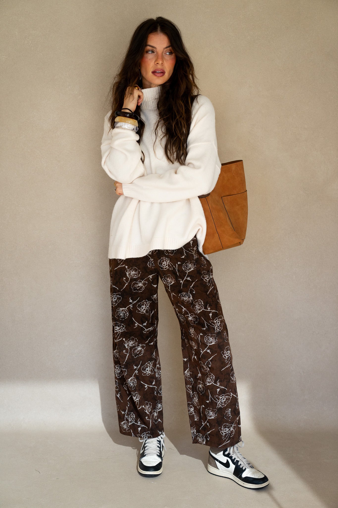 Mock Neck Boxy Sweater (Multiple Colors)