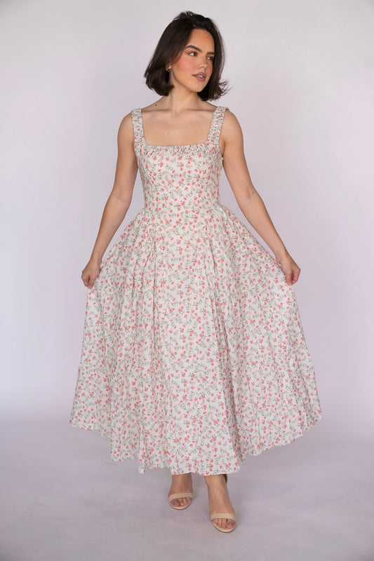 Garden Muse Corset Midi